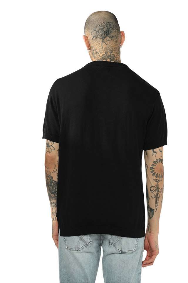 Solid-Cotton-Stretch-Polo-Men-s-T-Shirt