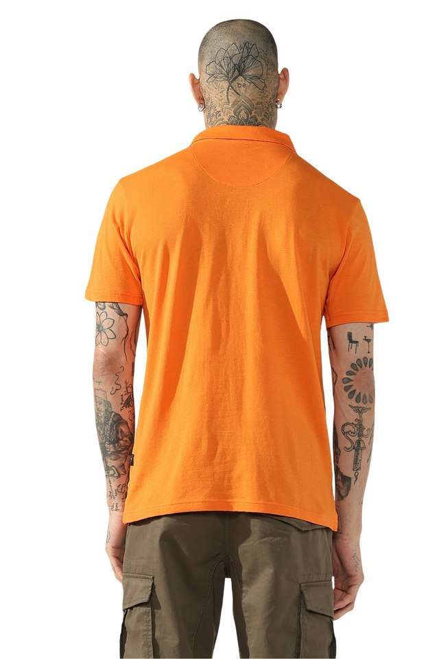 Solid-Cotton-Stretch-Polo-Men-s-T-Shirt