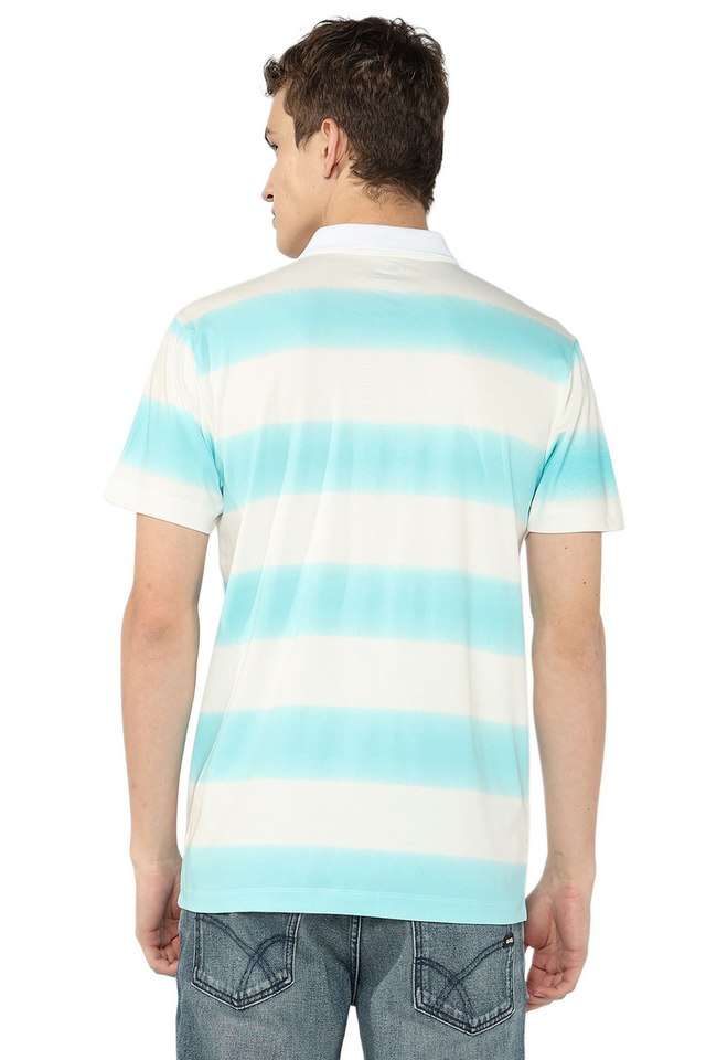 Stripes-Cotton-Blend-Polo-Men-s-T-Shirt