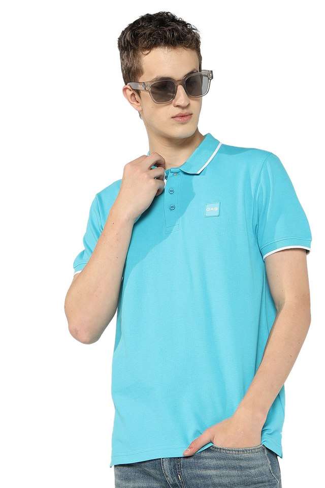 Solid-Cotton-Polo-Men-s-T-Shirt