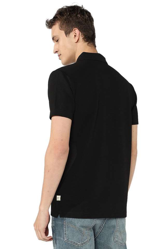 Solid-Polyester-Polo-Men-s-T-Shirt