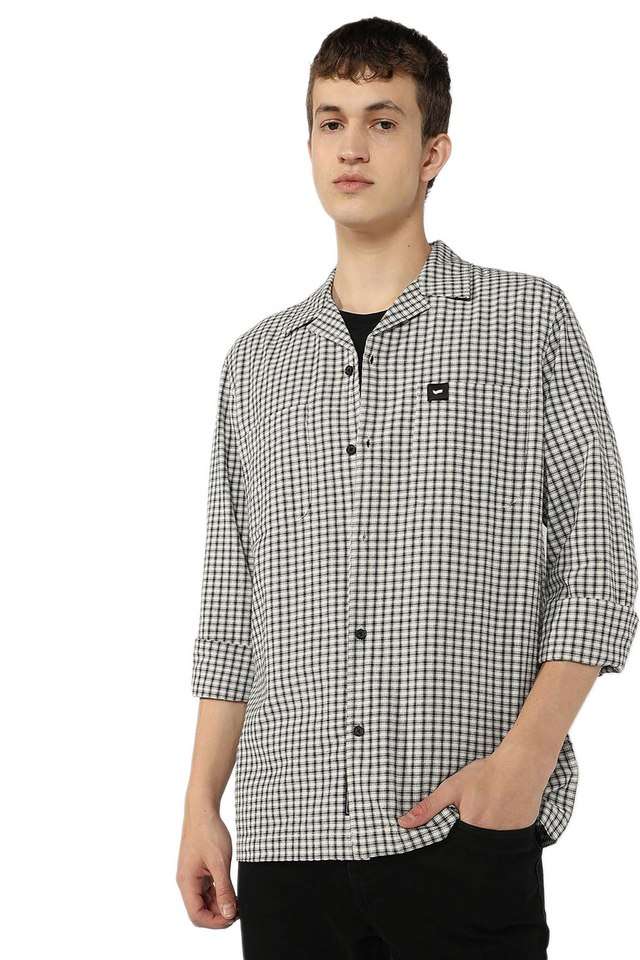 Yarn-Dyed-Cotton-Regular-Fit-Men-s-Casual-Wear-Shirt