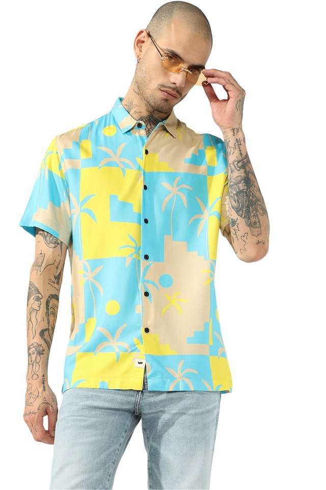 Printed-Cotton-Regular-Fit-Men-s-Casual-Shirt