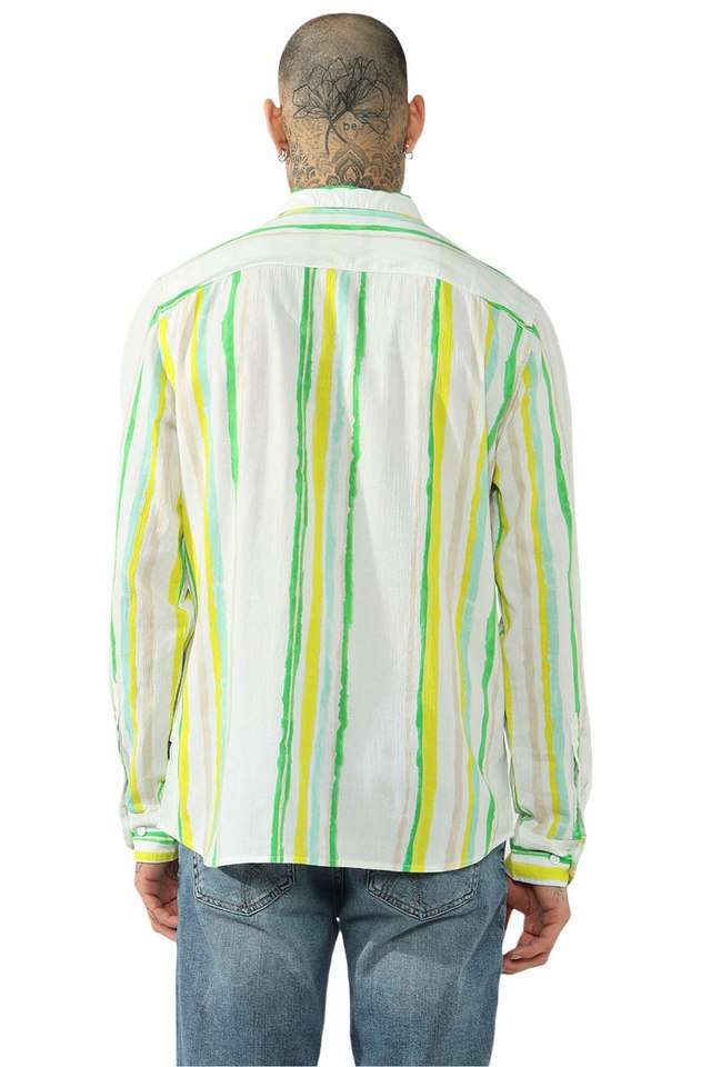 Printed-Blended-Fabric-Regular-Fit-Men-s-Casual-Shirt