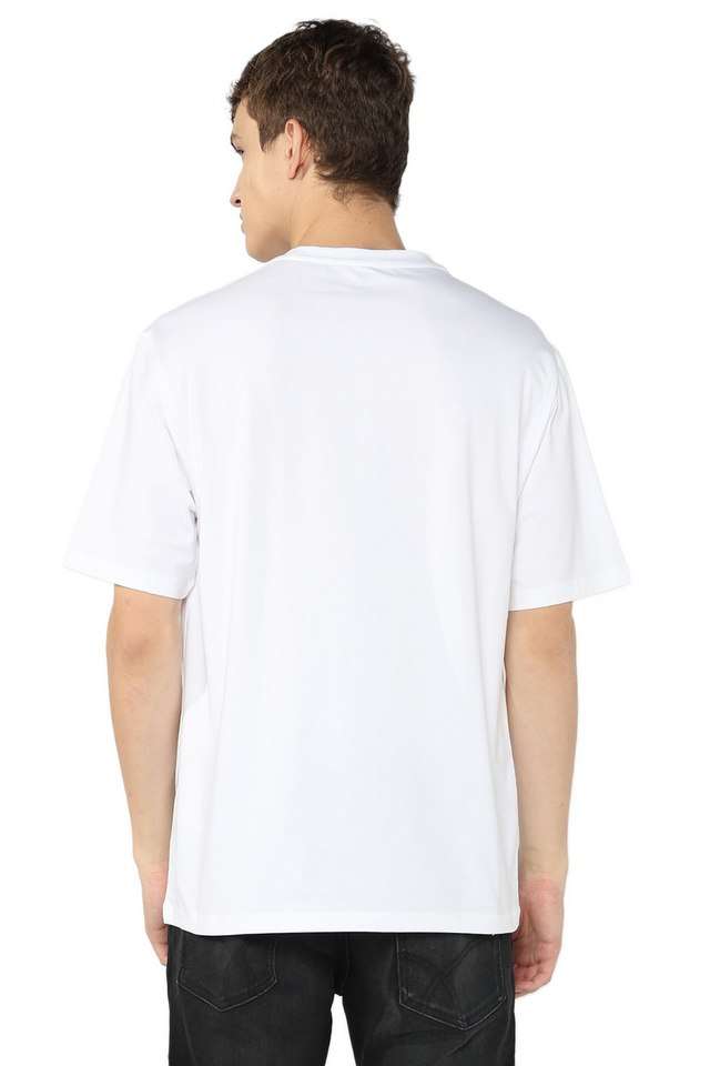 Graphic-Print-Cotton-Blend-Round-Neck-Men-s-T-Shirt