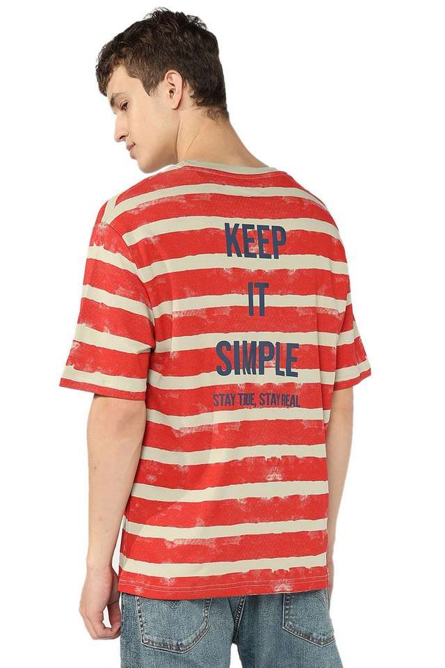 Stripes-Cotton-Relaxed-Fit-Men-T-Shirt