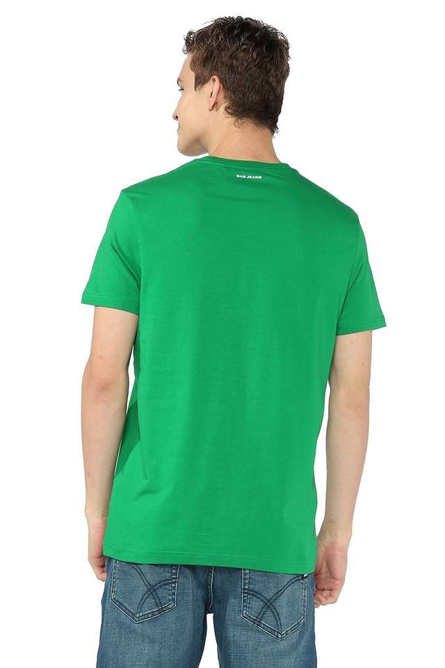 Graphic-Print-Cotton-Blend-Regular-Fit-Men-T-Shirt