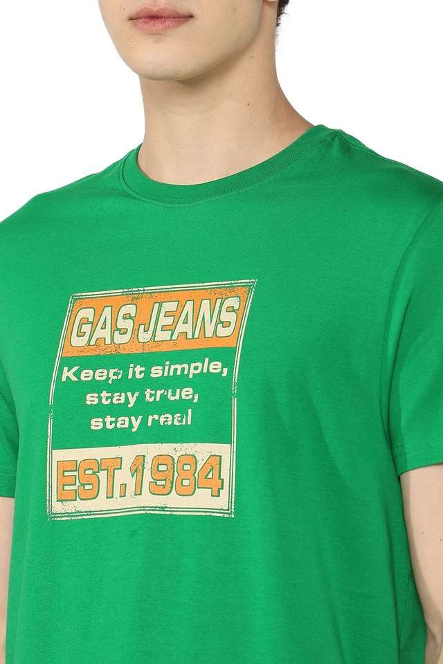 Graphic-Print-Cotton-Blend-Round-Neck-Men-s-T-Shirt