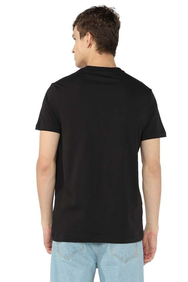 Graphic-Print-Cotton-Blend-Round-Neck-Men-s-T-Shirt