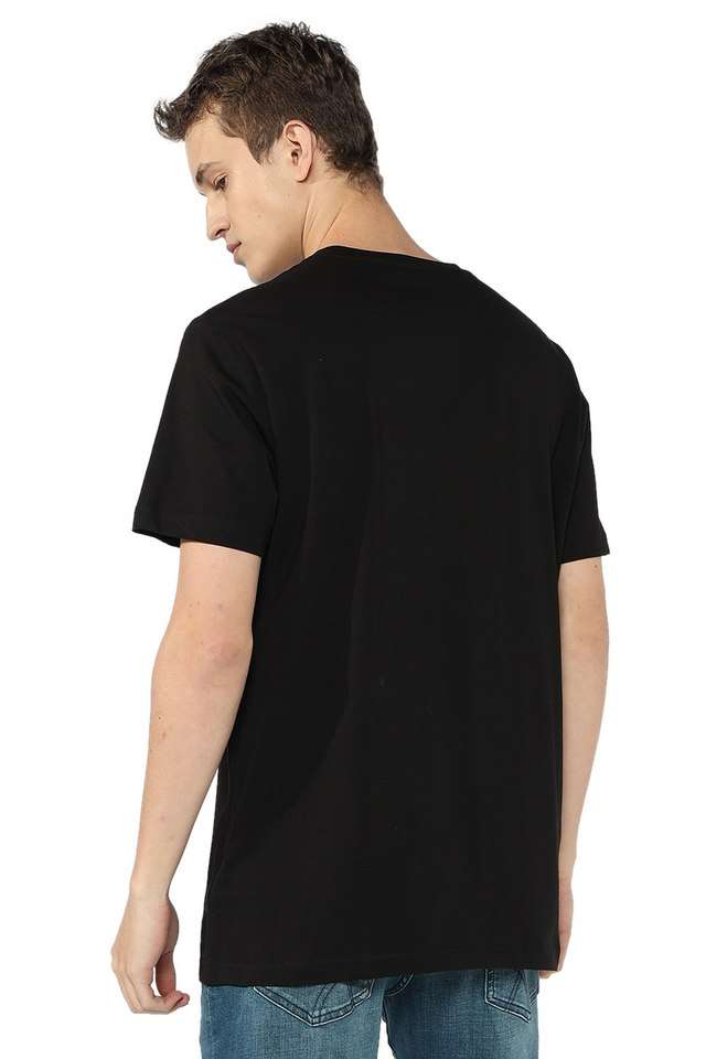 Graphic-Print-Cotton-Blend-Regular-Fit-Men-T-Shirt
