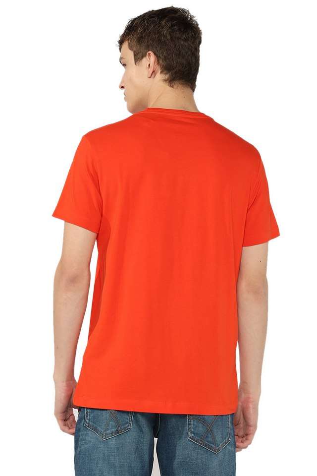 Graphic-Print-Cotton-Blend-Round-Neck-Men-s-T-Shirt