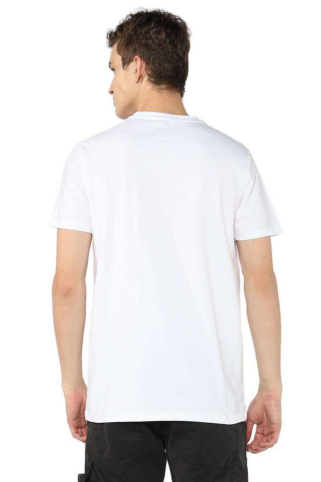 Graphic-Print-Cotton-Blend-Round-Neck-Men-s-T-Shirt