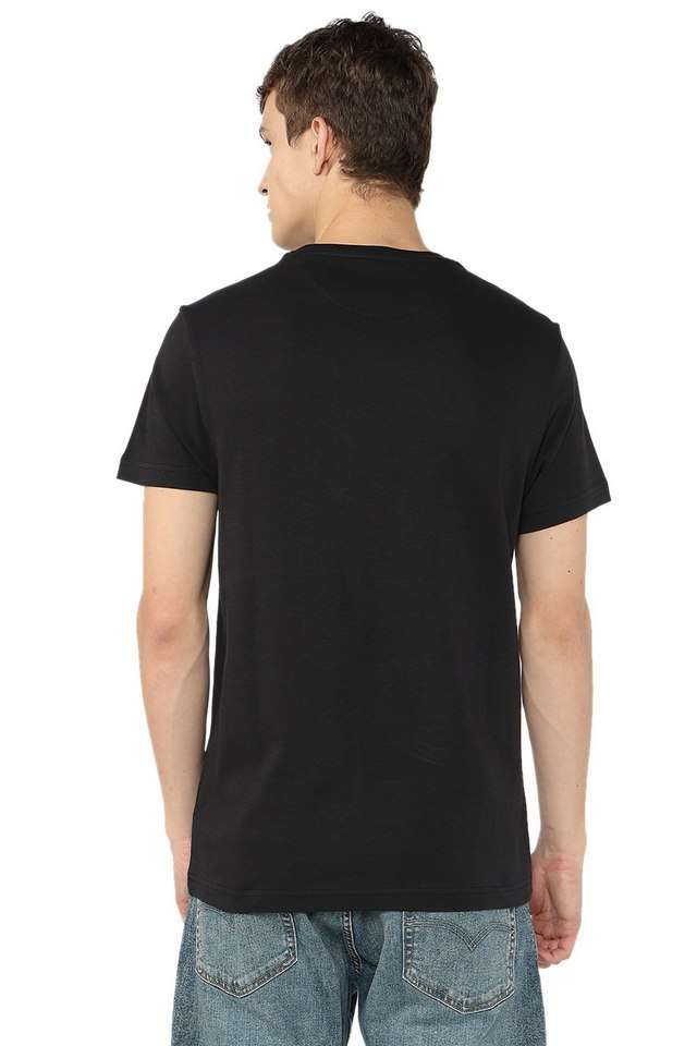 Graphic-Print-Cotton-Blend-Round-Neck-Men-s-T-Shirt