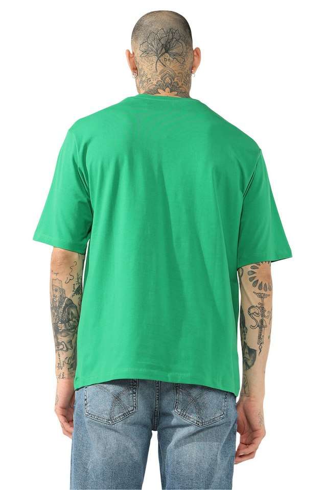 Printed-Blended-Fabric-Relaxed-Fit-Men-T-Shirt