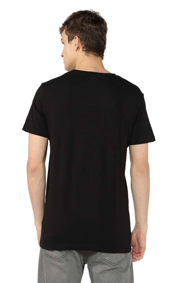 Graphic-Print-Cotton-Blend-Round-Neck-Men-s-T-Shirt