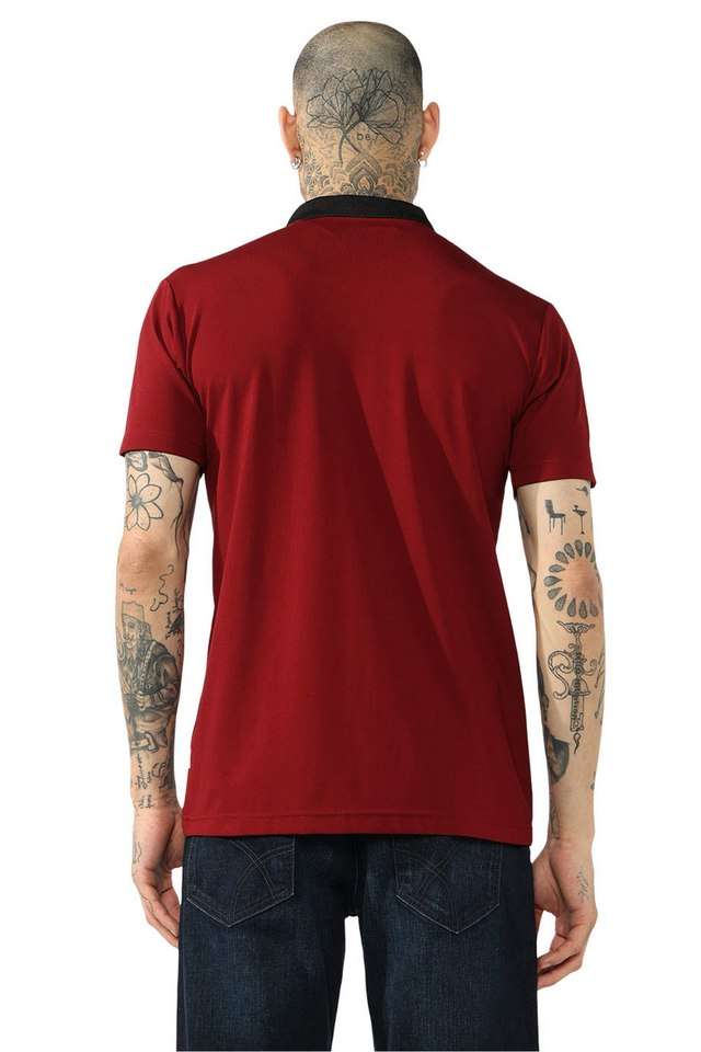 Solid-Cotton-Stretch-Polo-Men-s-T-Shirt