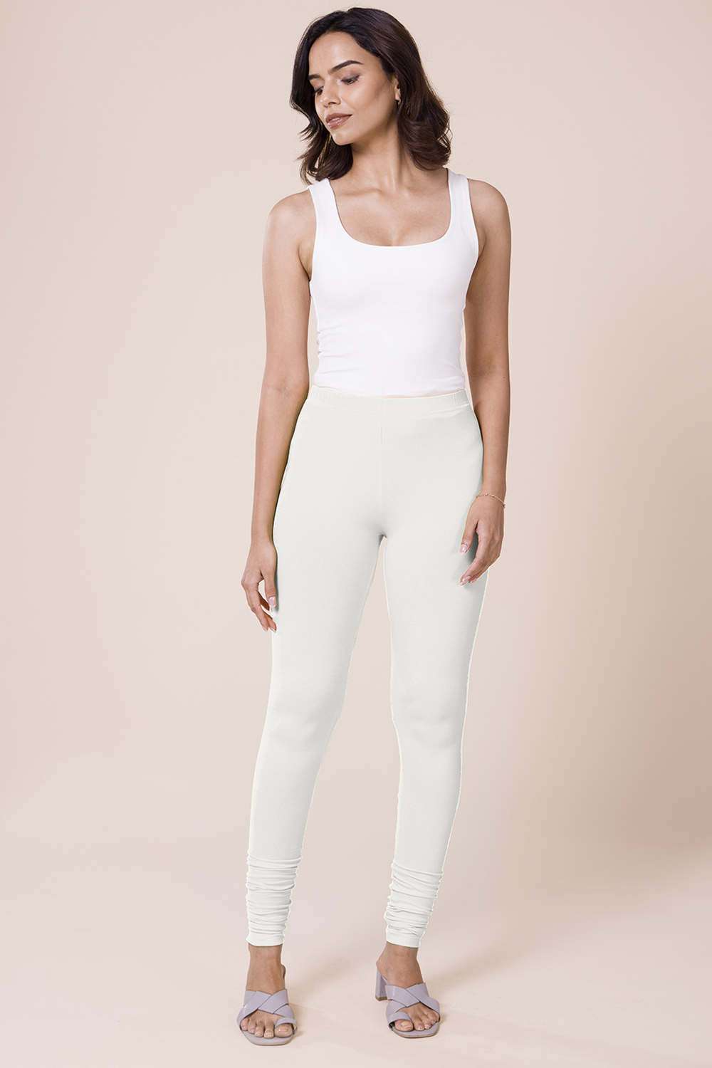 Solid-Full-Length-Cotton-Women-s-Leggings