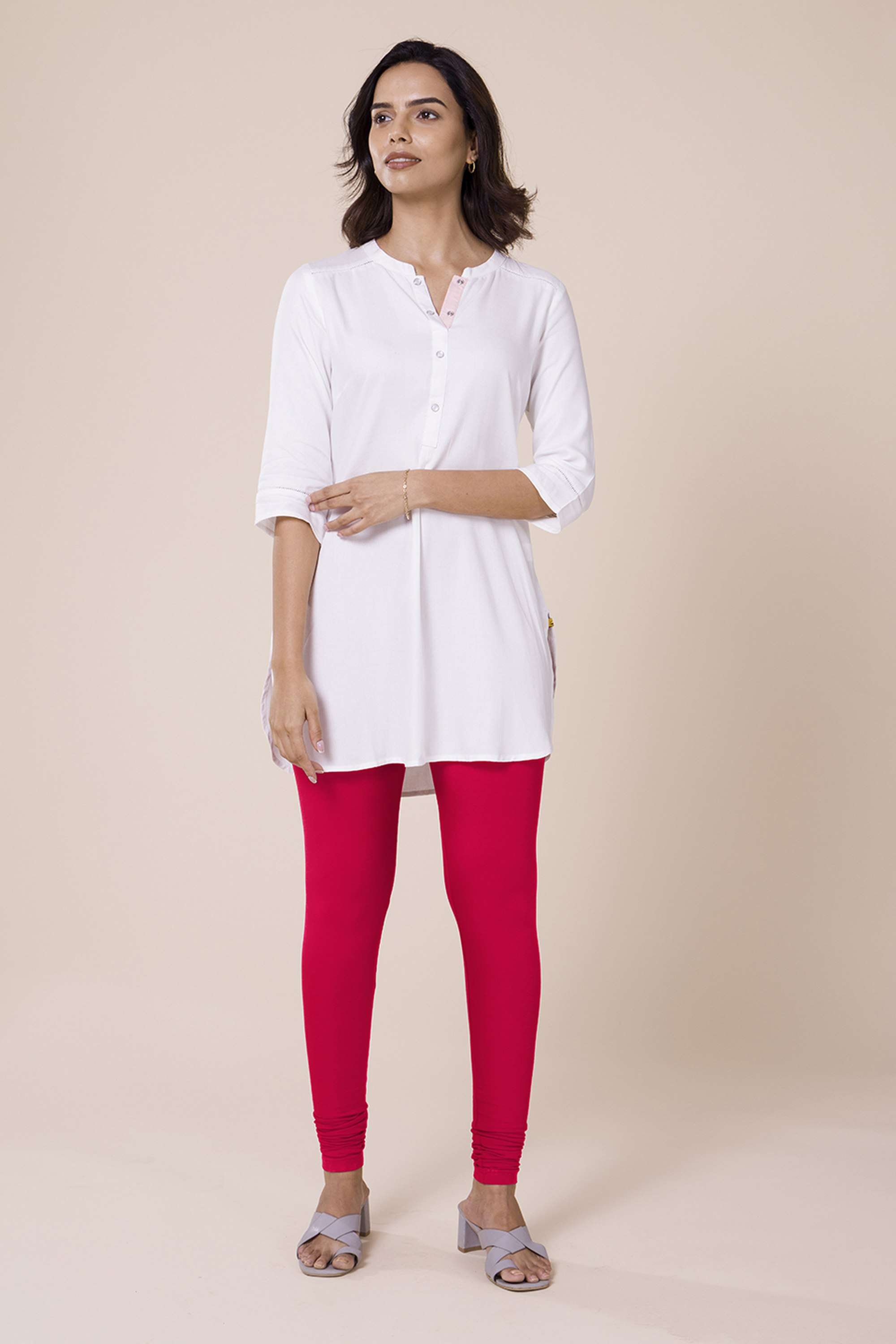 Solid-Full-Length-Cotton-Women-s-Leggings