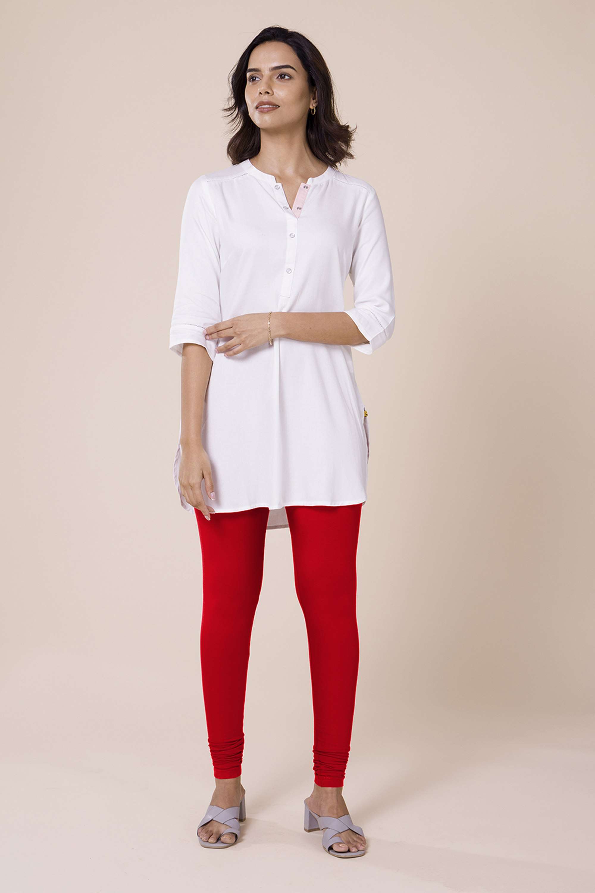 Solid-Full-Length-Cotton-Women-s-Leggings