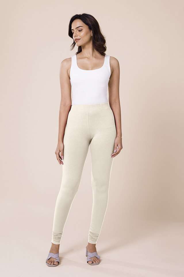 Solid-Cotton-Slim-Fit-Women-s-Leggings