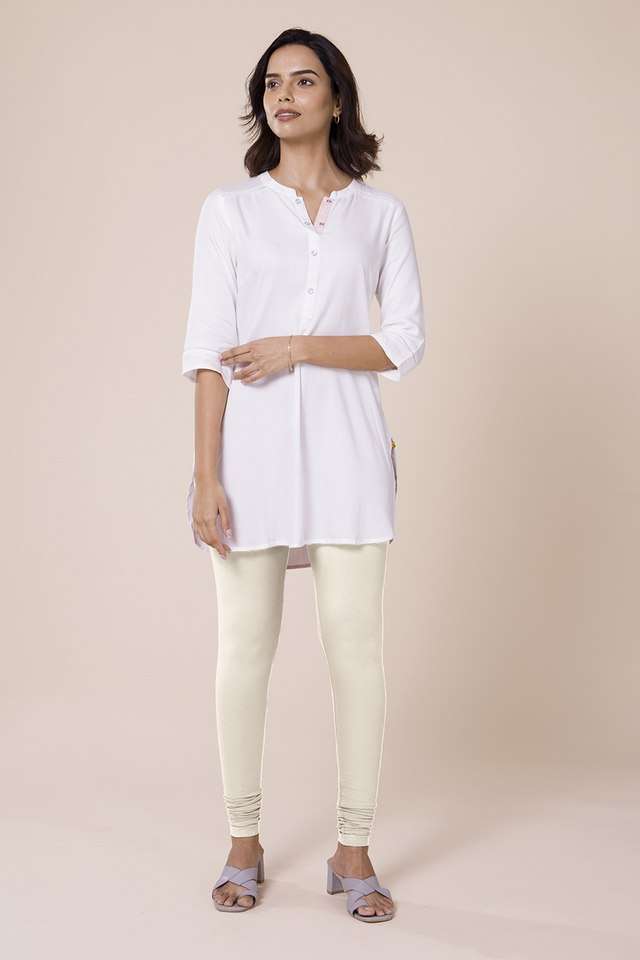 Solid-Cotton-Slim-Fit-Women-s-Leggings