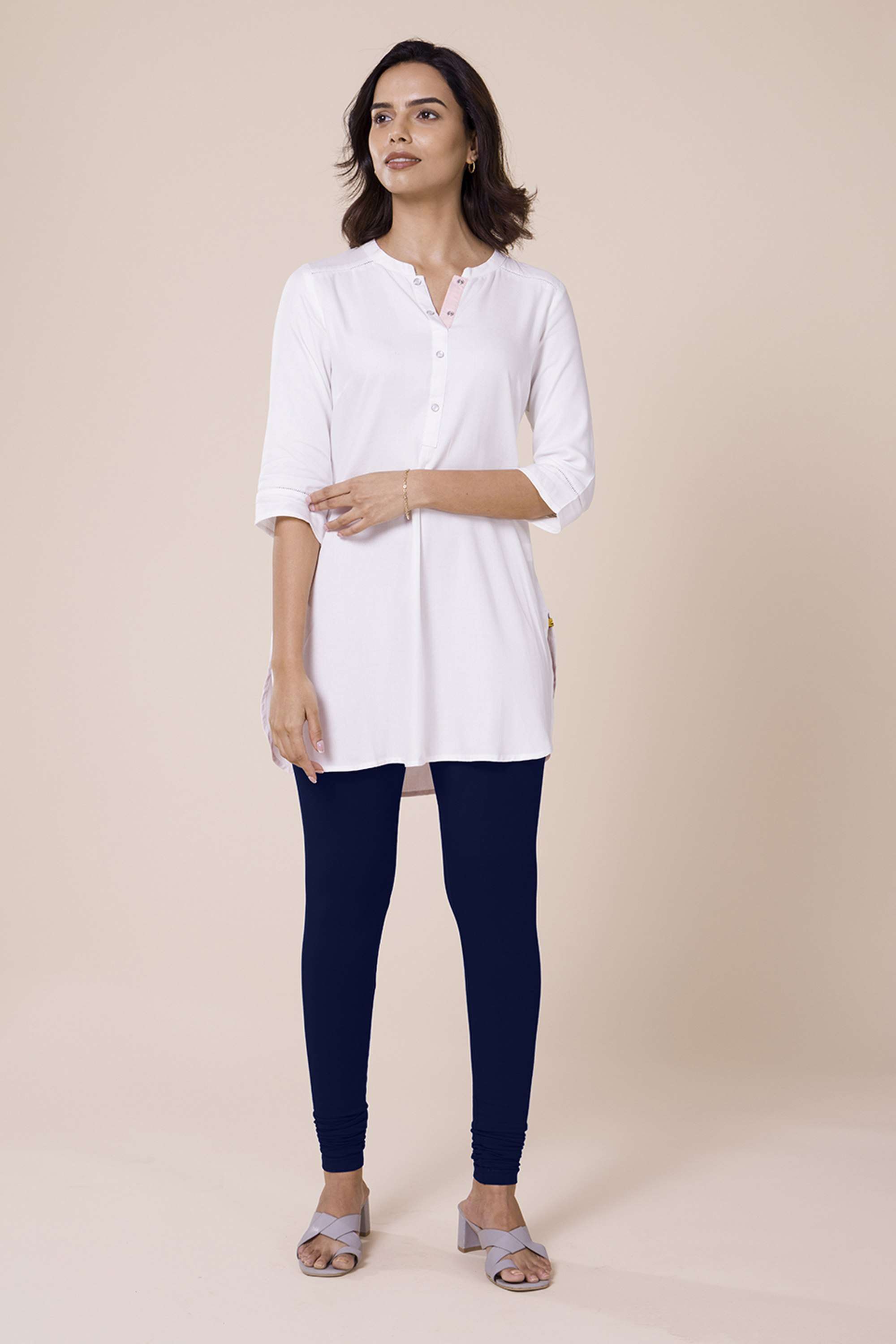 Solid-Full-Length-Cotton-Women-s-Leggings