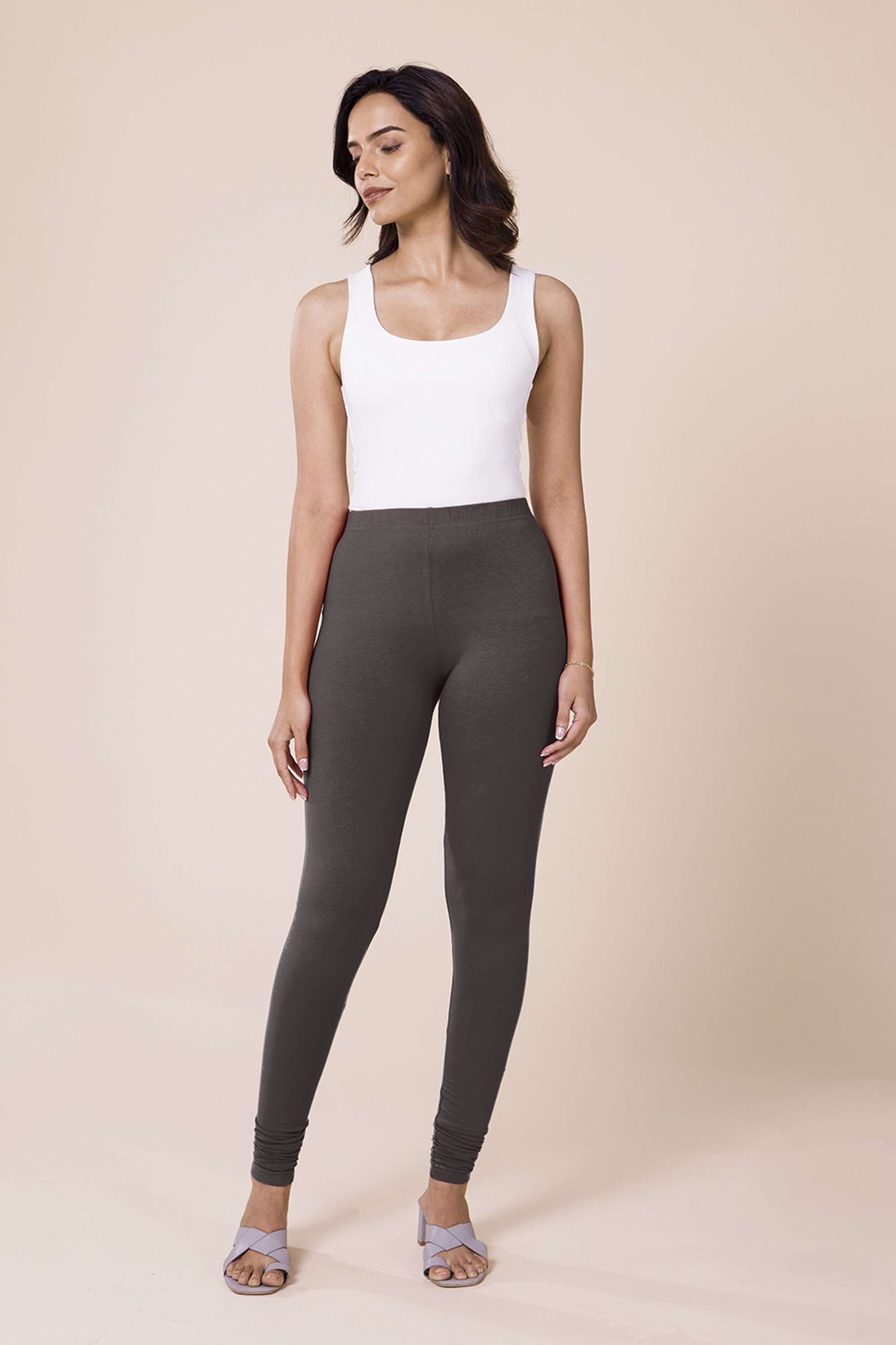 Solid-Full-Length-Cotton-Women-s-Leggings