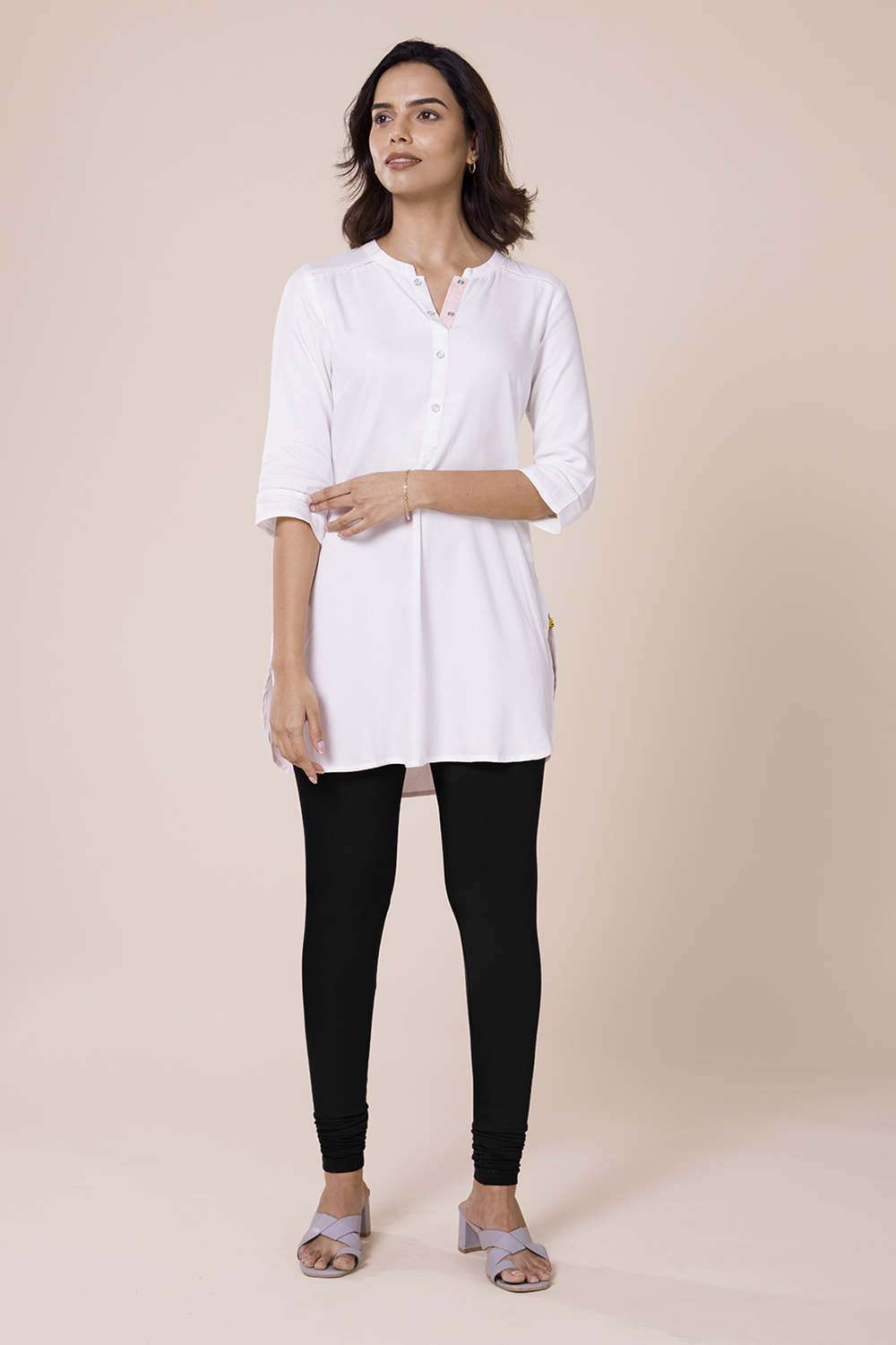 Solid-Full-Length-Cotton-Women-s-Leggings
