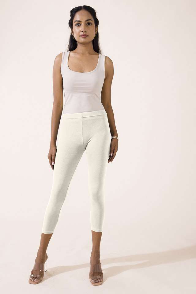 Solid-Cotton-Slim-Fit-Women-s-Leggings
