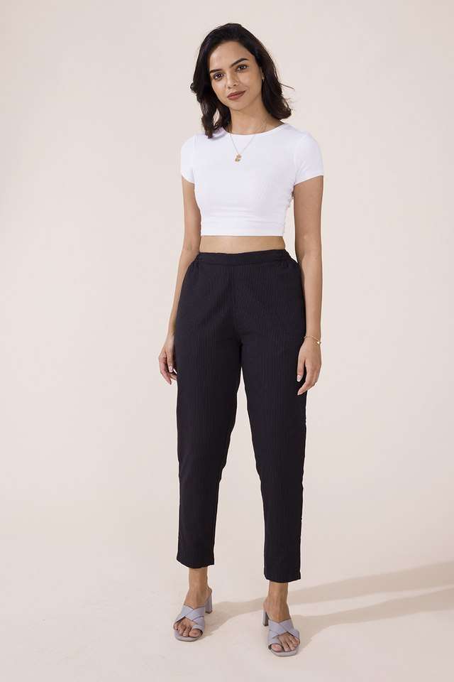 Solid-Linen-Regular-Fit-Women-s-Pants