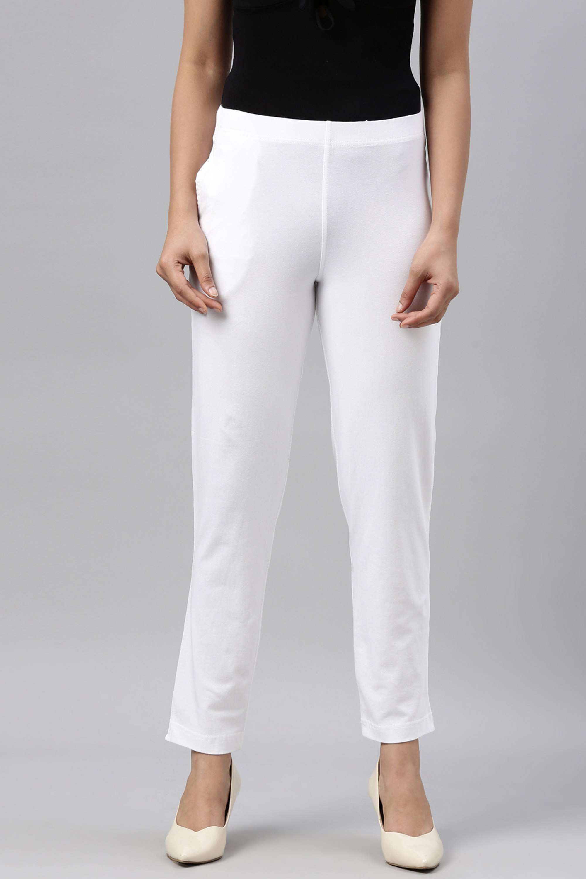 Solid-Regular-Fit-Cotton-Women-s-Festive-Wear-Pants