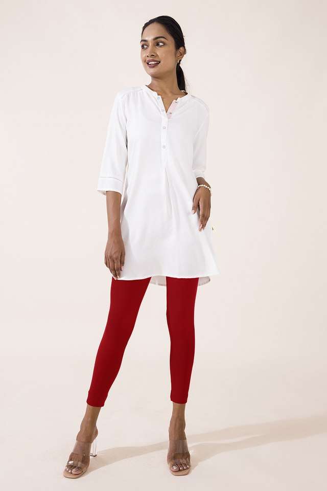 Solid-Cotton-Slim-Fit-Women-s-Leggings