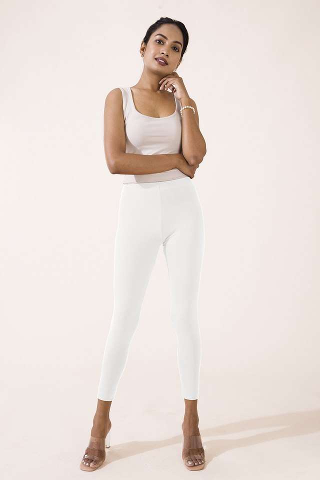 Solid-Cotton-Slim-Fit-Women-s-Leggings