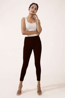 Solid-Cotton-Slim-Fit-Women-s-Leggings