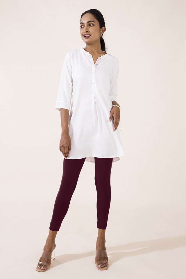 Solid-Cotton-Slim-Fit-Women-s-Leggings