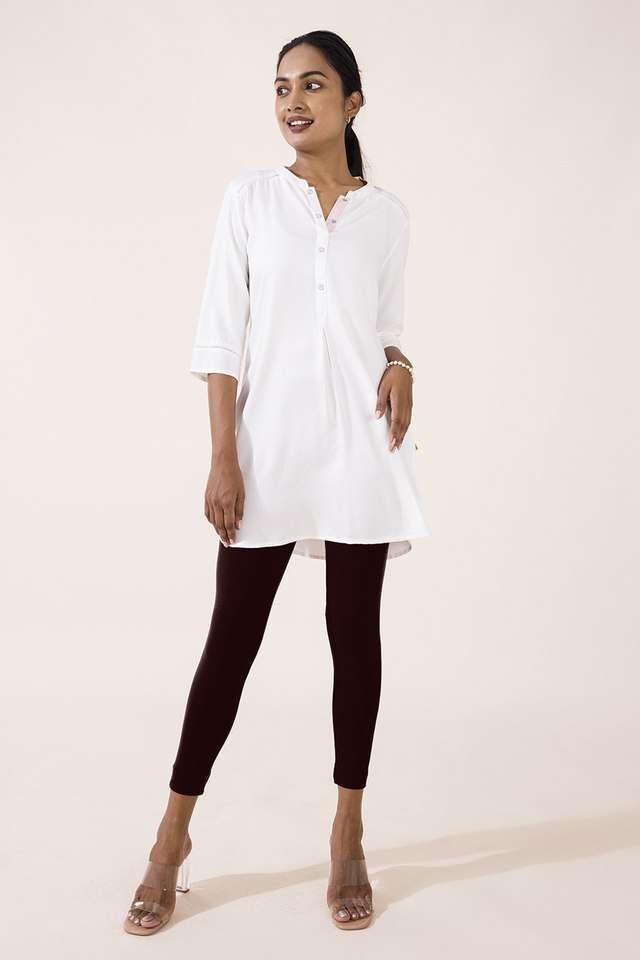 Solid-Cotton-Slim-Fit-Women-s-Leggings