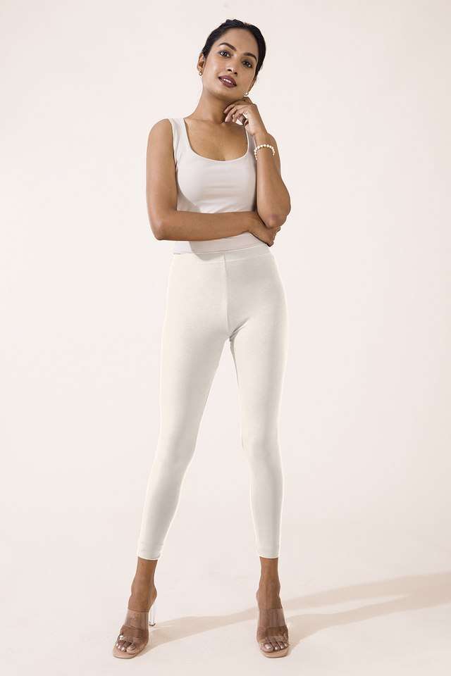 Solid-Cotton-Slim-Fit-Women-s-Leggings