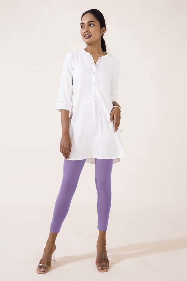 Solid-Cotton-Slim-Fit-Women-s-Leggings