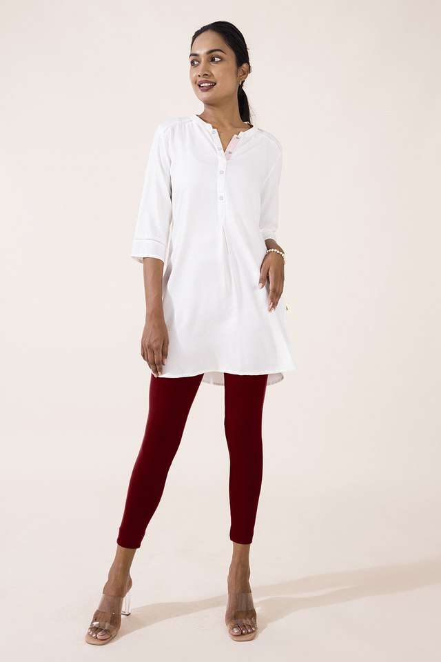 Solid-Cotton-Slim-Fit-Women-s-Leggings