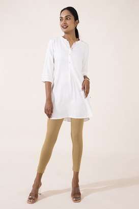 Solid-Cotton-Slim-Fit-Women-s-Leggings