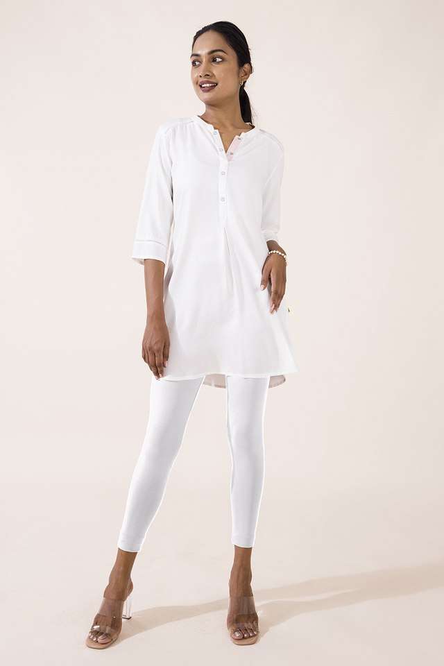 Solid-Cotton-Slim-Fit-Women-s-Leggings