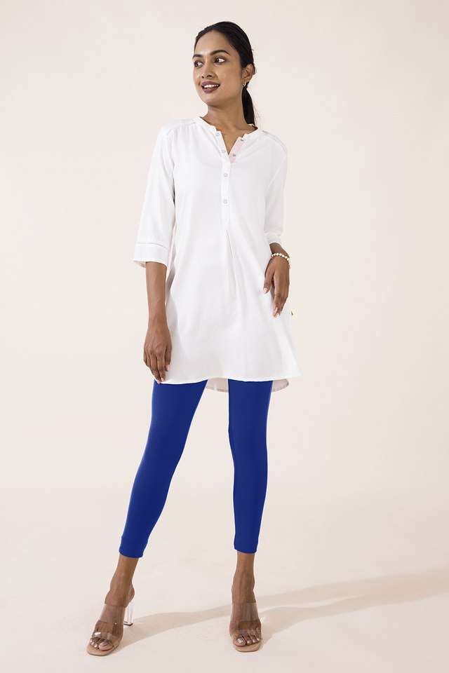 Solid-Cotton-Slim-Fit-Women-s-Leggings