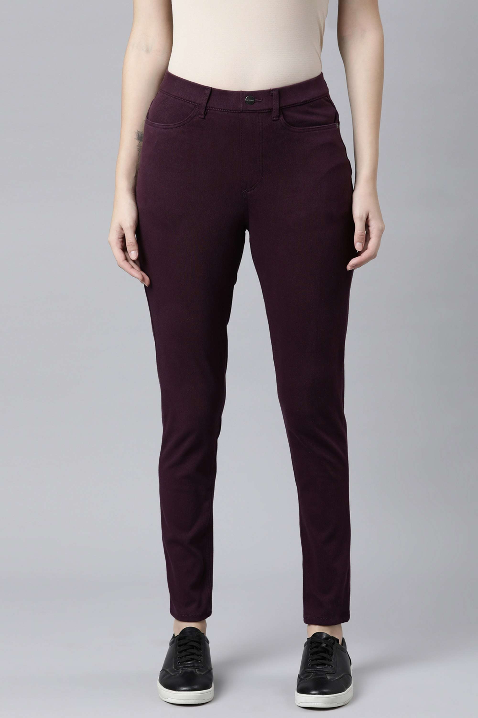 Cotton-Regular-Fit-Women-s-Jeggings