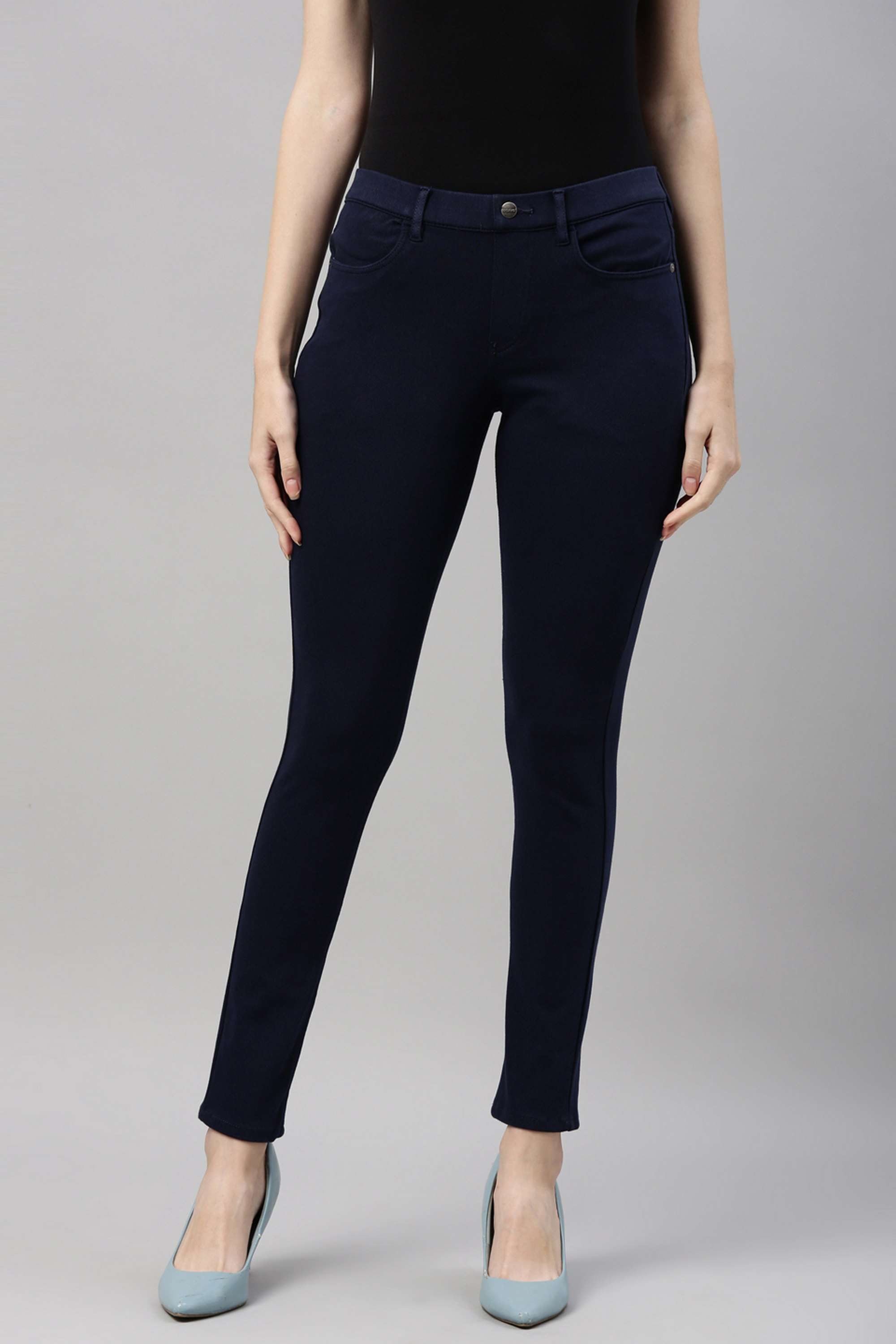 Cotton-Regular-Fit-Women-s-Jeggings