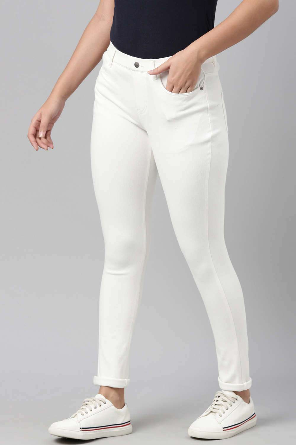 Cotton-Regular-Fit-Women-s-Jeggings