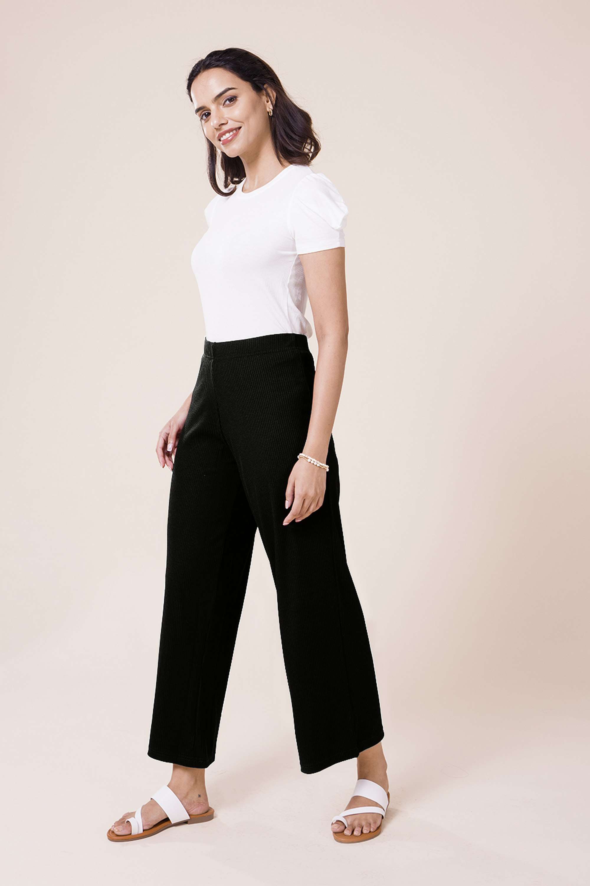 Solid-Full-Length-Rayon-Women-s-Palazzos
