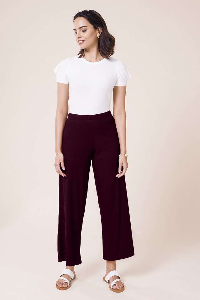 Solid-Rayon-Regular-Fit-Women-s-Palazzos
