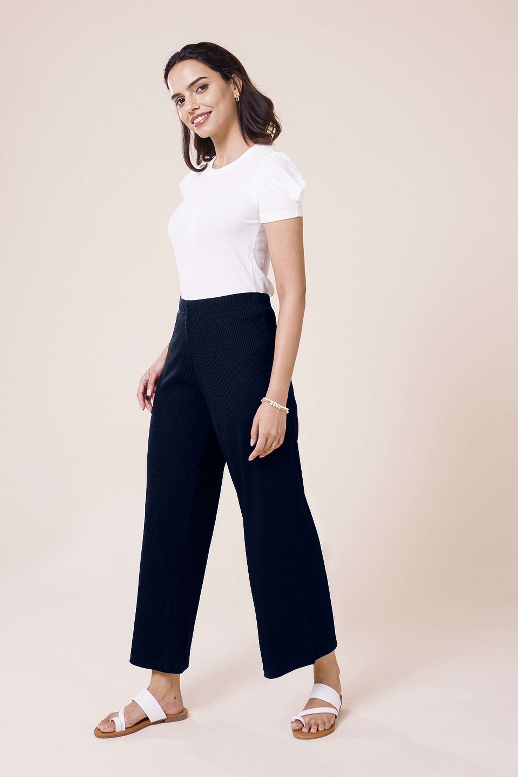 Solid-Full-Length-Rayon-Women-s-Palazzos