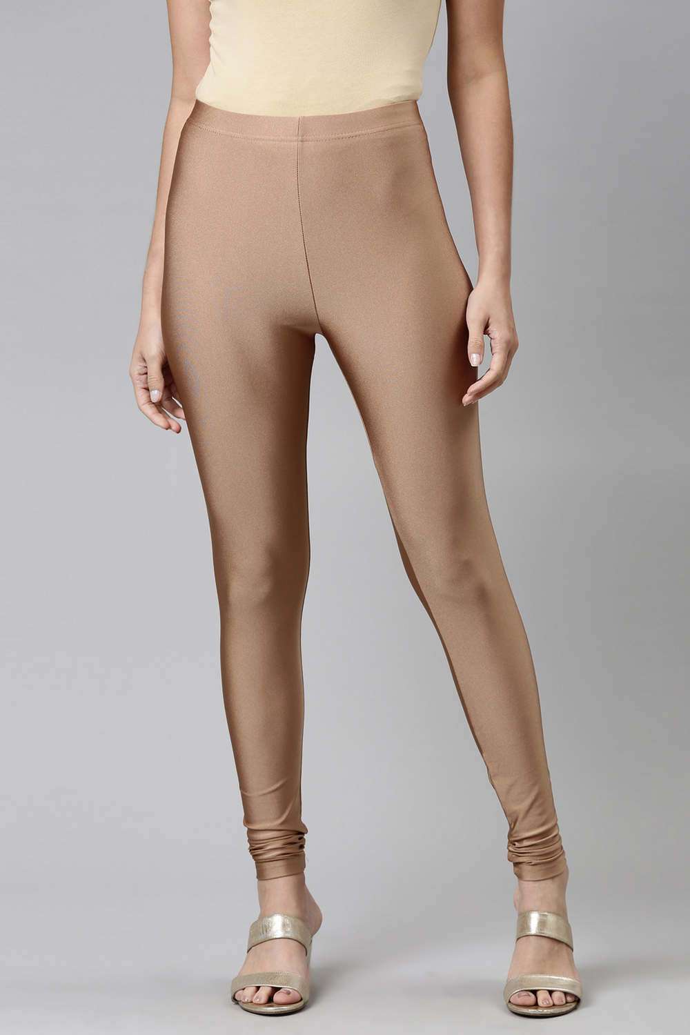 Solid-Full-Length-Nylon-Women-s-Leggings