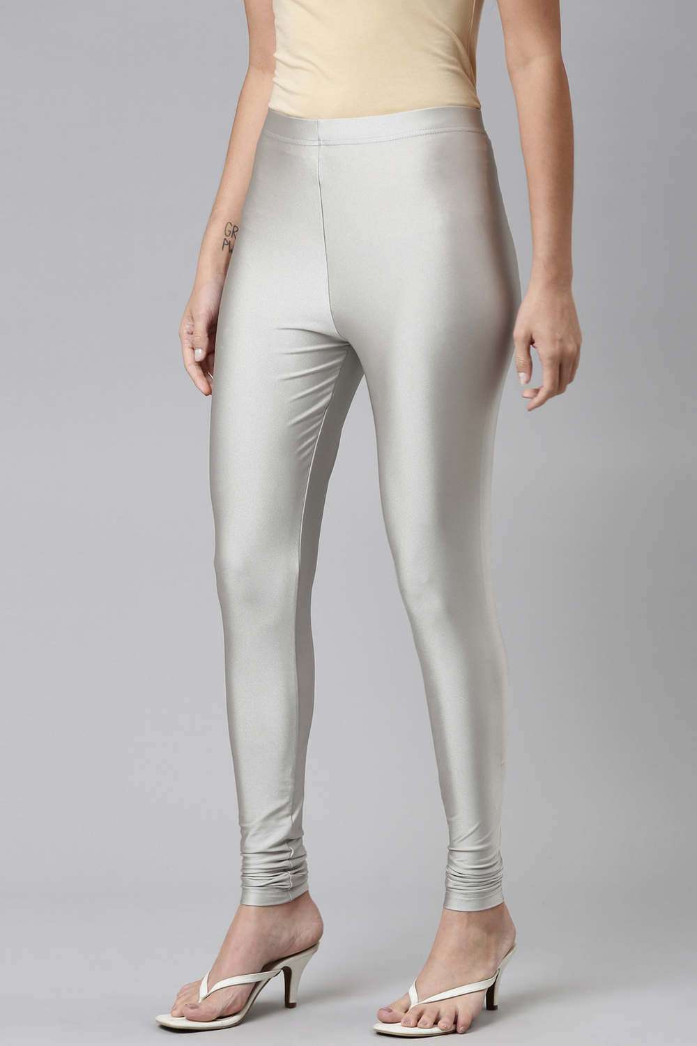 Solid-Full-Length-Nylon-Women-s-Leggings